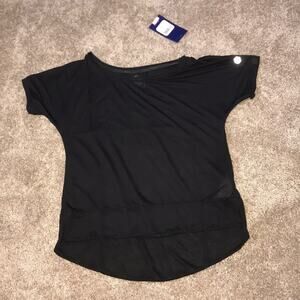 NWT asics threadborne crop tee